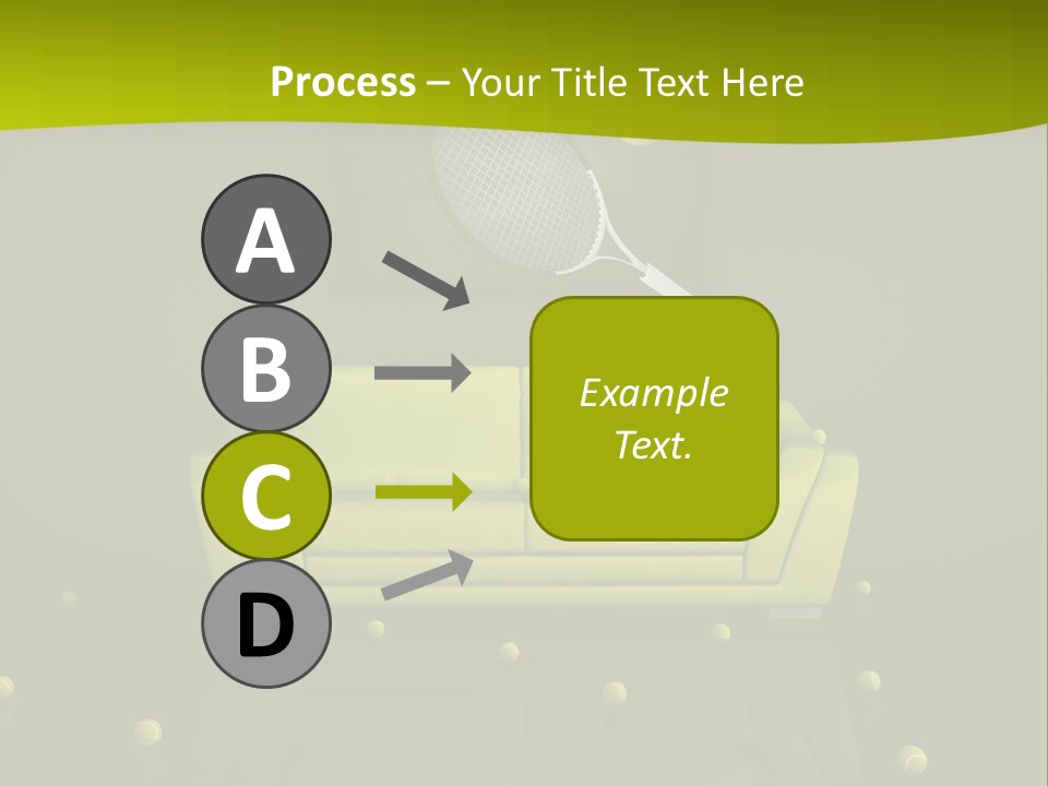 Dark Interior Green PowerPoint Template