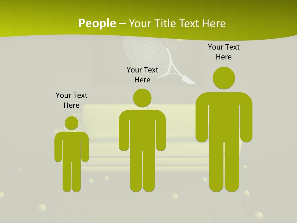 Dark Interior Green PowerPoint Template