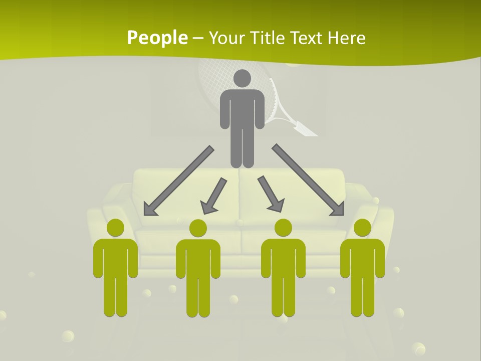 Dark Interior Green PowerPoint Template