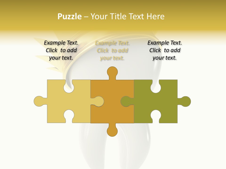 Good Threedimensional Shape PowerPoint Template