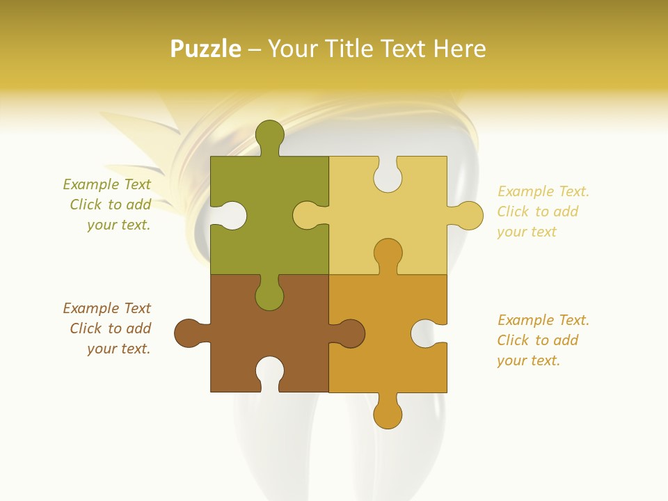 Good Threedimensional Shape PowerPoint Template