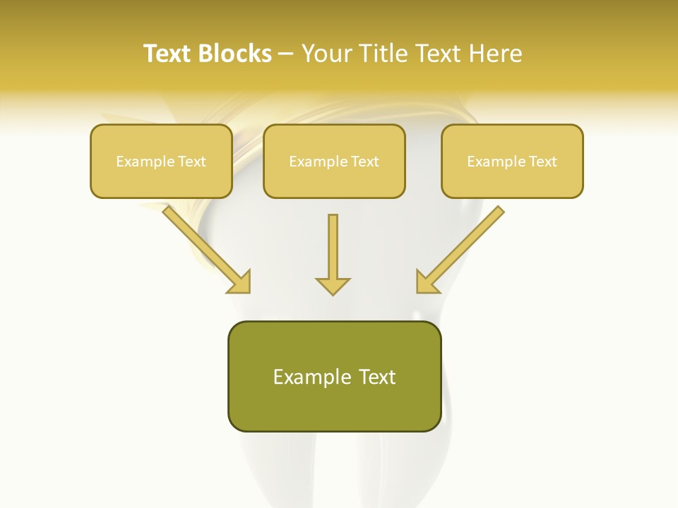 Good Threedimensional Shape PowerPoint Template