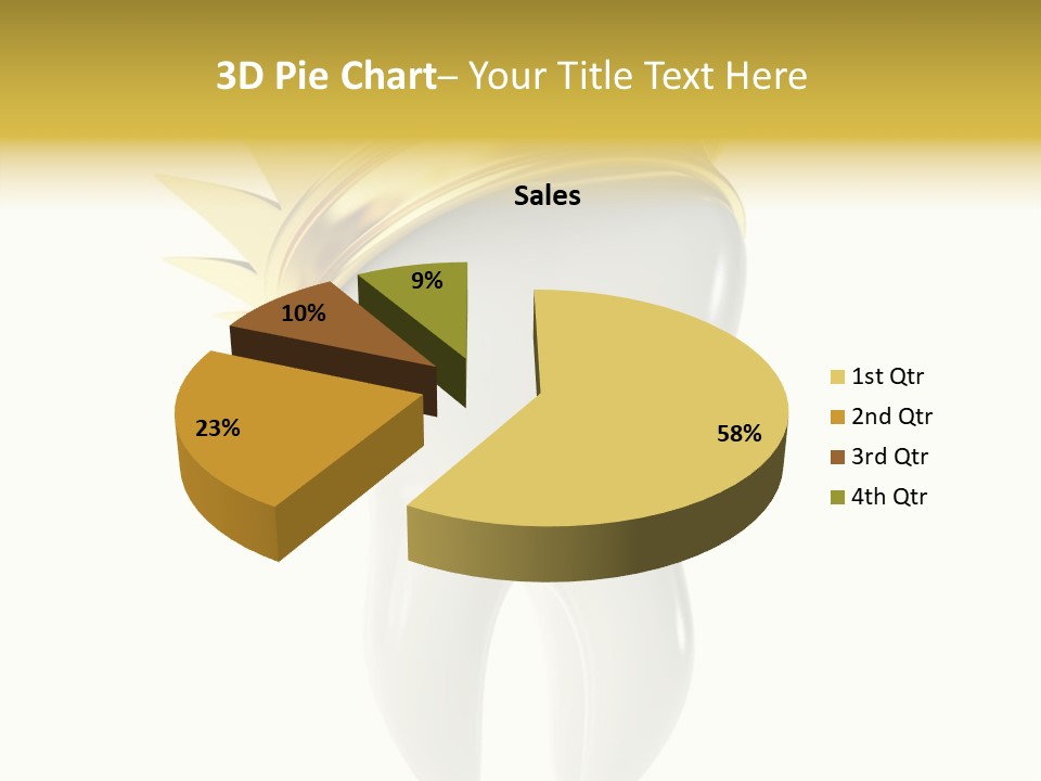 Good Threedimensional Shape PowerPoint Template