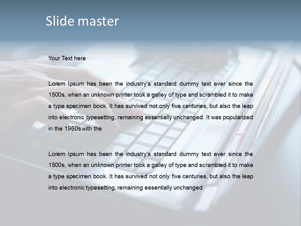 Work Business Personal PowerPoint Template