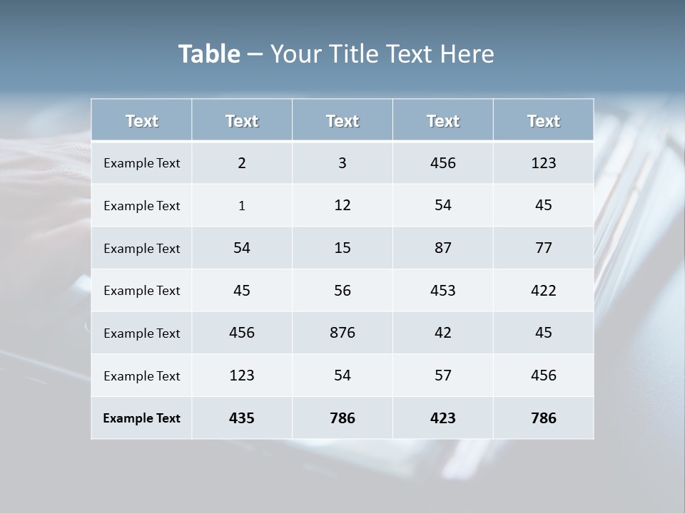 Work Business Personal PowerPoint Template