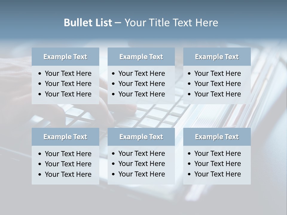 Work Business Personal PowerPoint Template