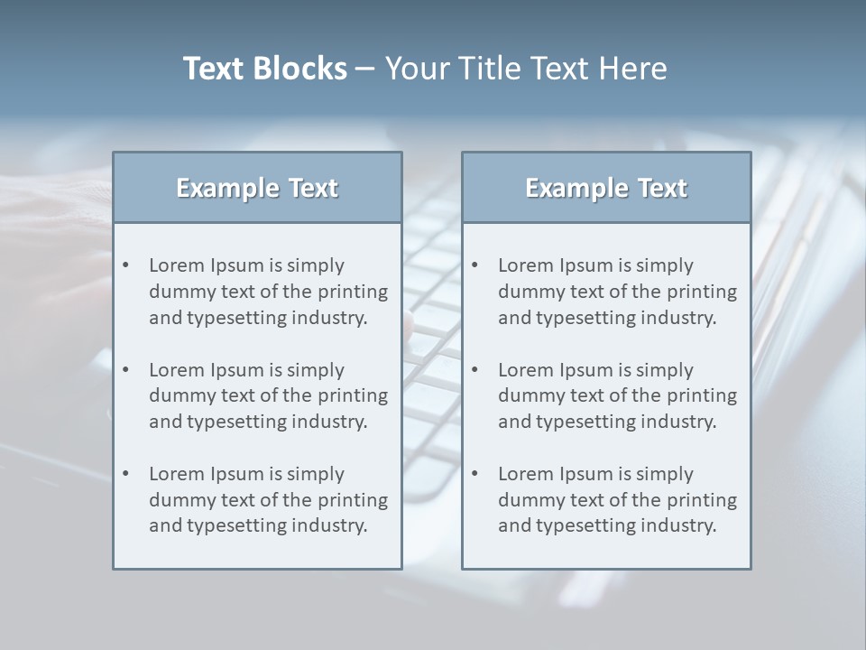 Work Business Personal PowerPoint Template