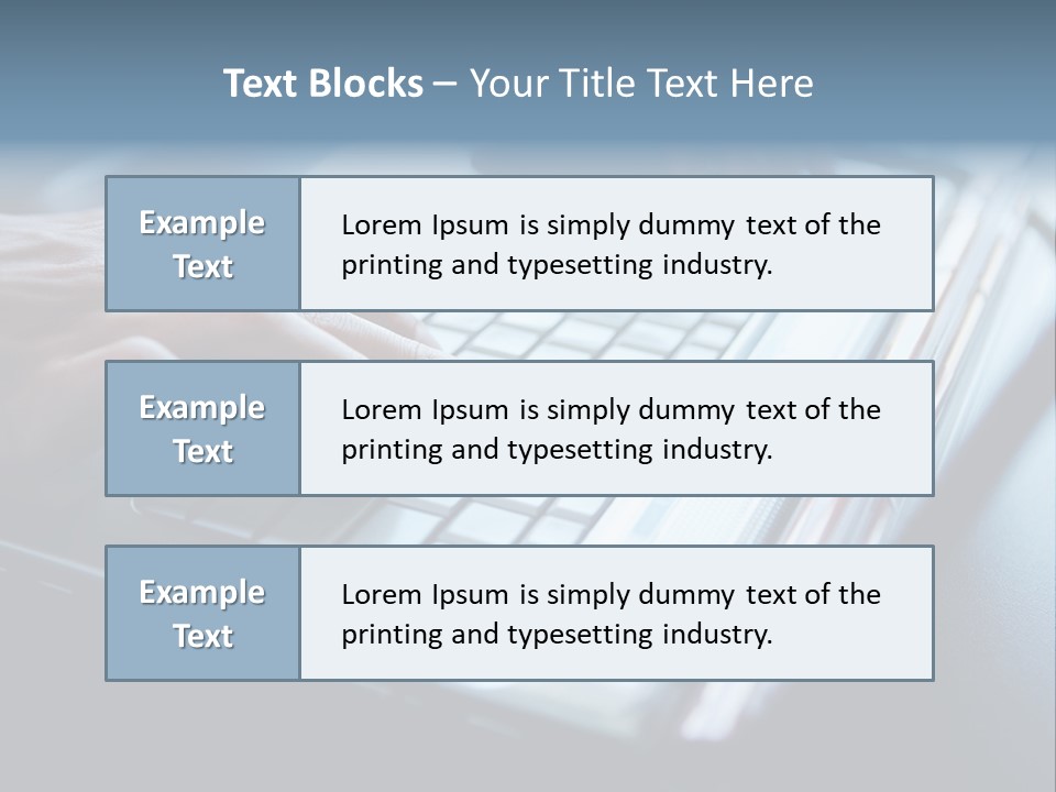 Work Business Personal PowerPoint Template