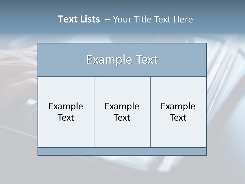 Work Business Personal PowerPoint Template