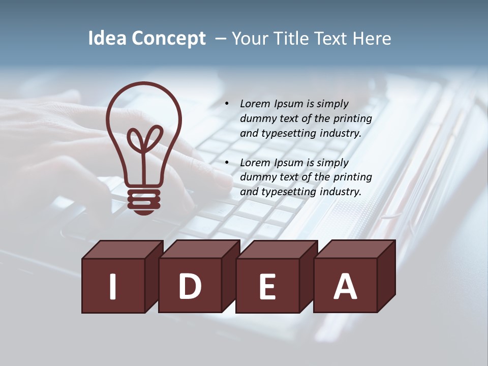 Work Business Personal PowerPoint Template