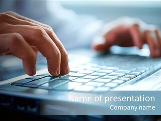 Electronics Peripherals Workplace PowerPoint Template