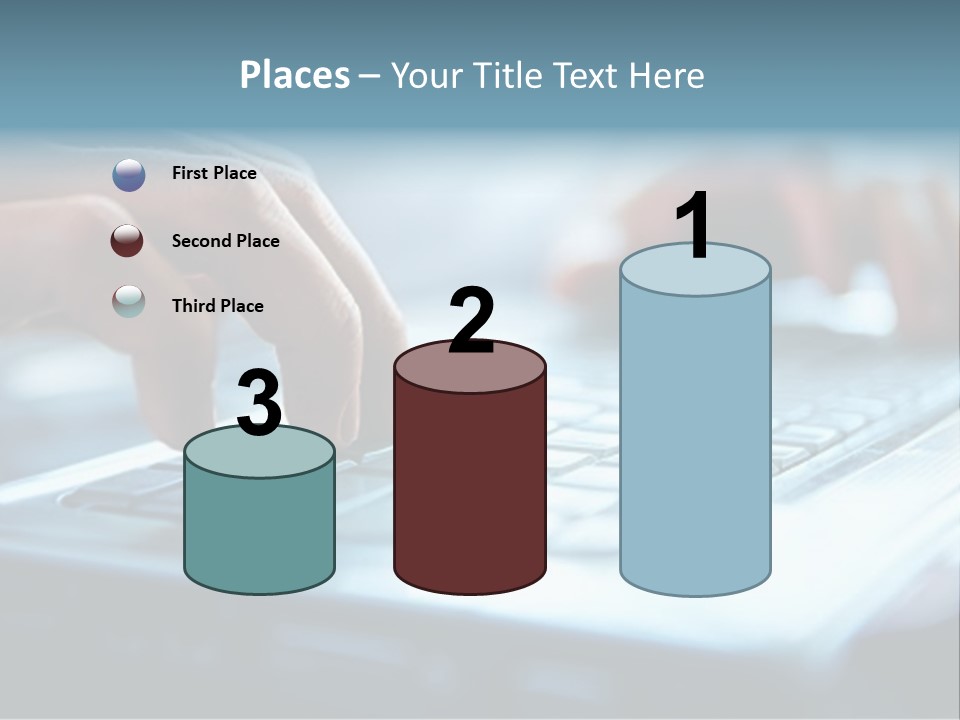 Electronics Peripherals Workplace PowerPoint Template