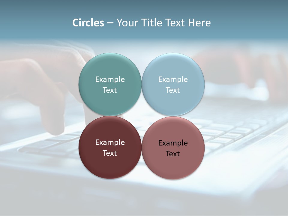 Electronics Peripherals Workplace PowerPoint Template