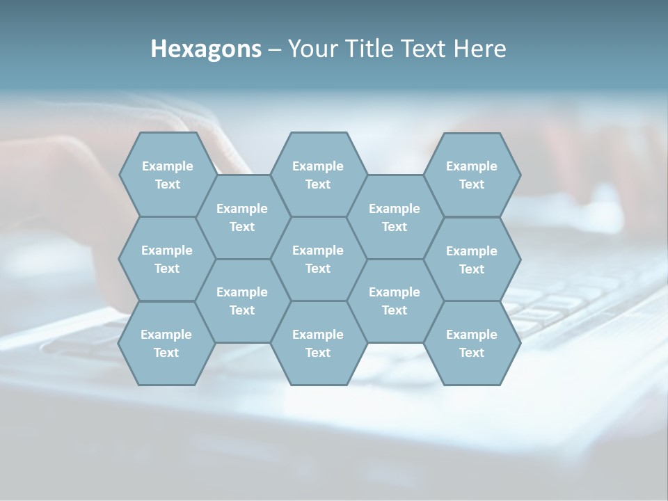 Electronics Peripherals Workplace PowerPoint Template