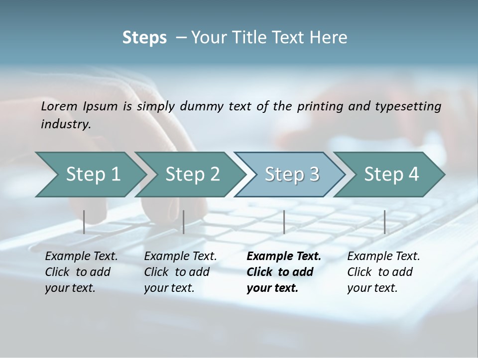 Electronics Peripherals Workplace PowerPoint Template