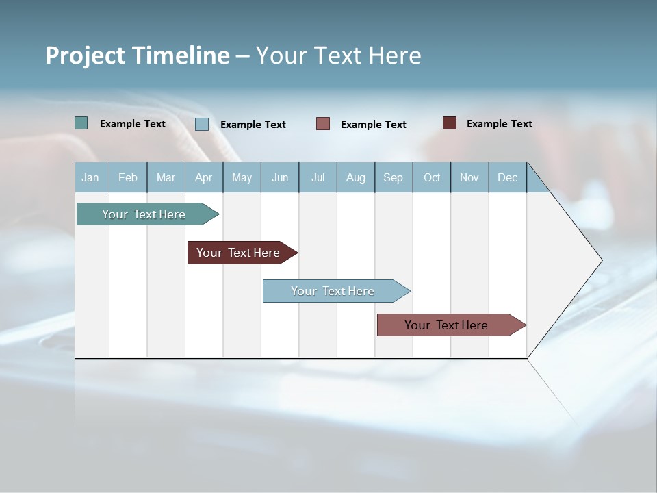 Electronics Peripherals Workplace PowerPoint Template