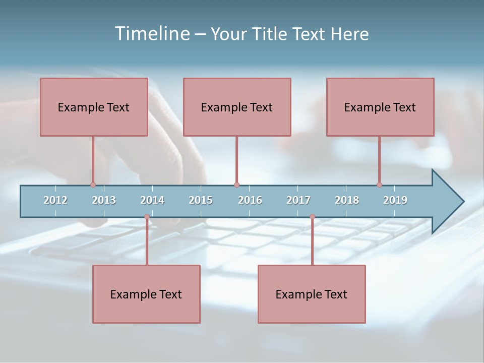 Electronics Peripherals Workplace PowerPoint Template