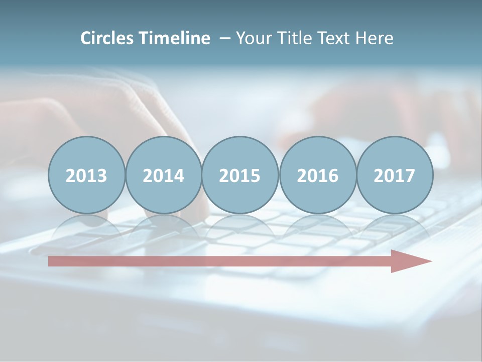 Electronics Peripherals Workplace PowerPoint Template