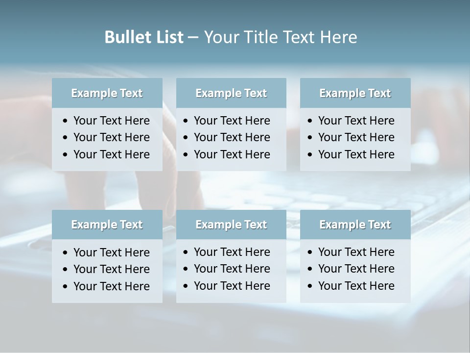 Electronics Peripherals Workplace PowerPoint Template