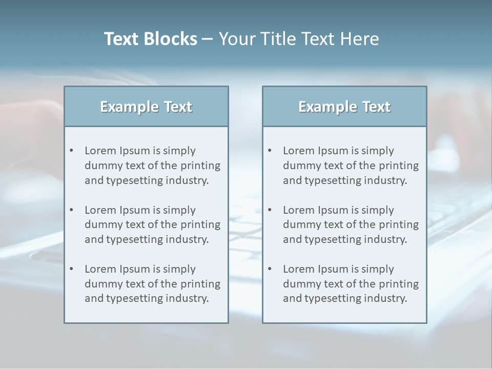 Electronics Peripherals Workplace PowerPoint Template