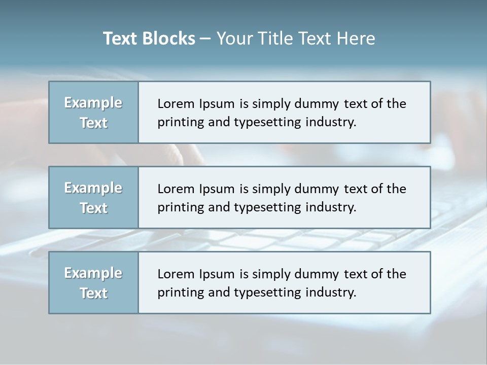 Electronics Peripherals Workplace PowerPoint Template