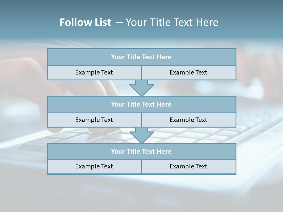Electronics Peripherals Workplace PowerPoint Template