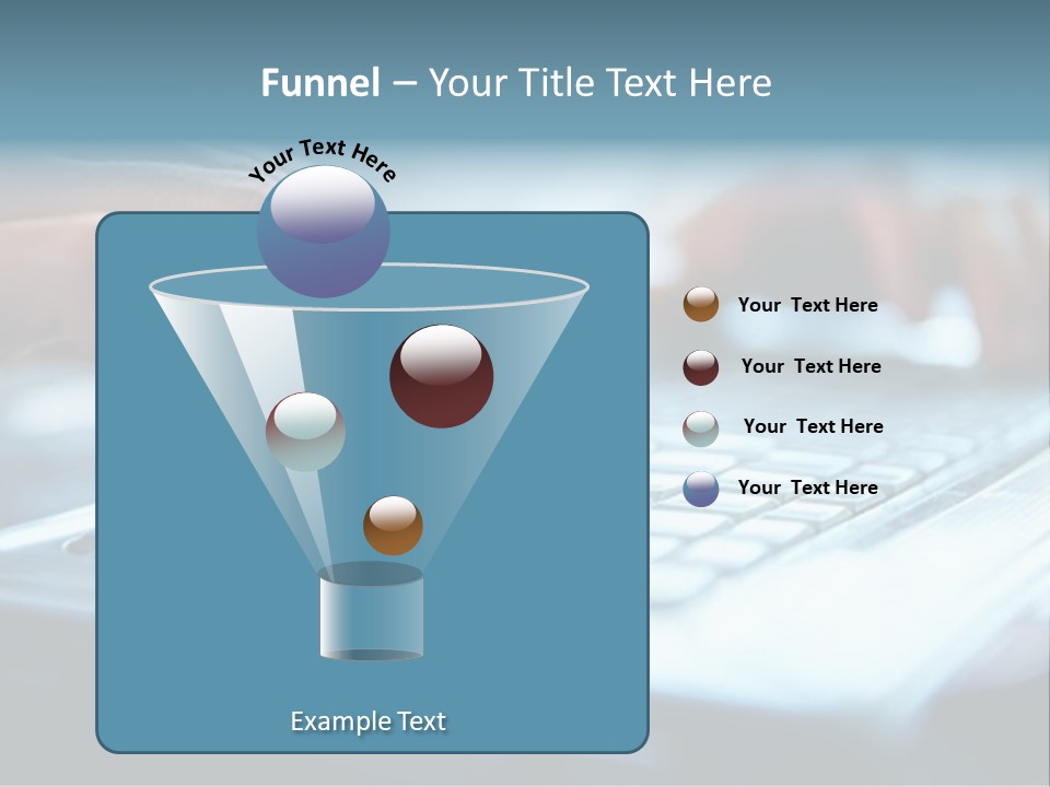 Electronics Peripherals Workplace PowerPoint Template