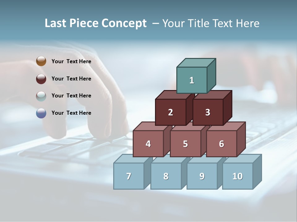 Electronics Peripherals Workplace PowerPoint Template