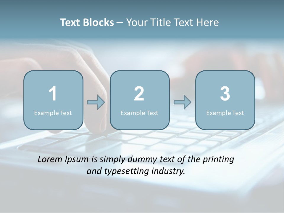 Electronics Peripherals Workplace PowerPoint Template