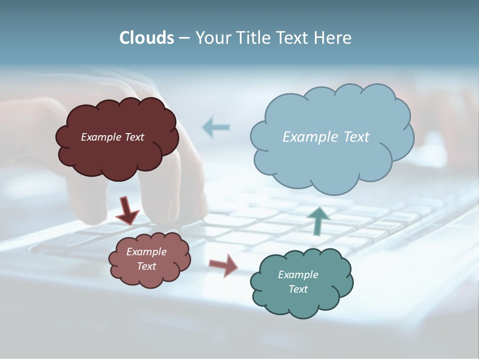 Electronics Peripherals Workplace PowerPoint Template