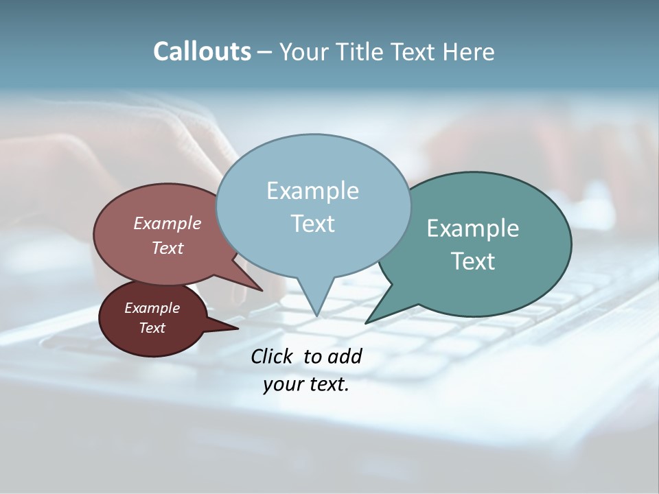 Electronics Peripherals Workplace PowerPoint Template