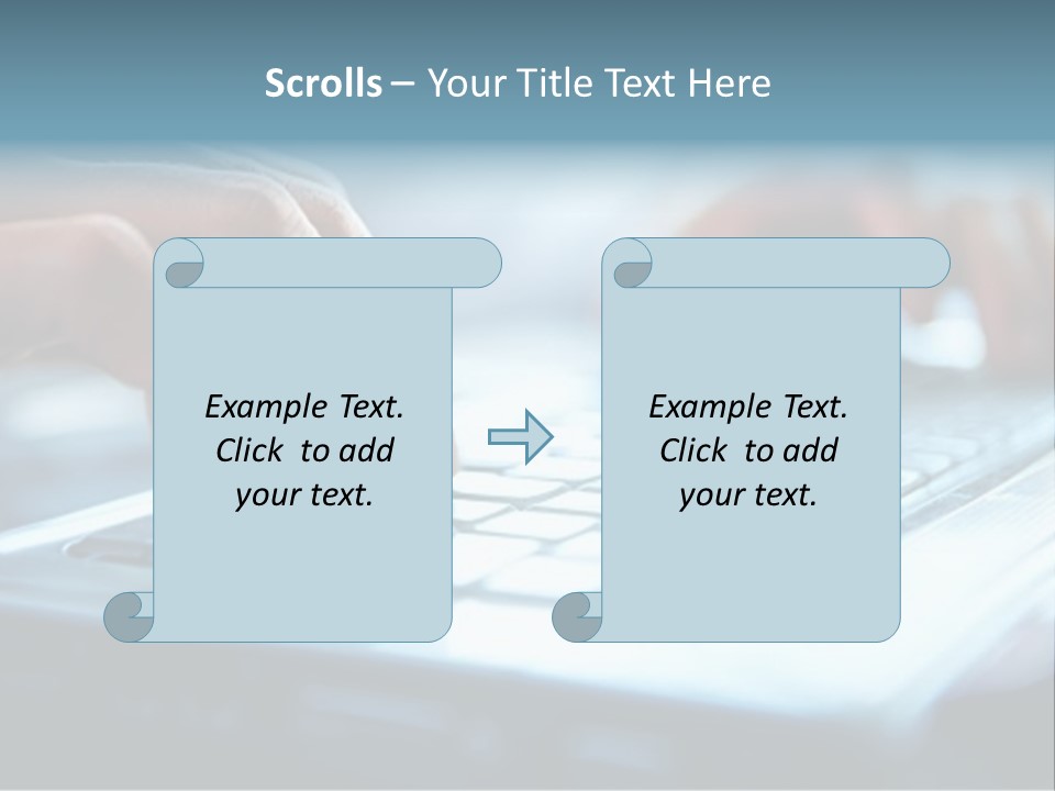 Electronics Peripherals Workplace PowerPoint Template