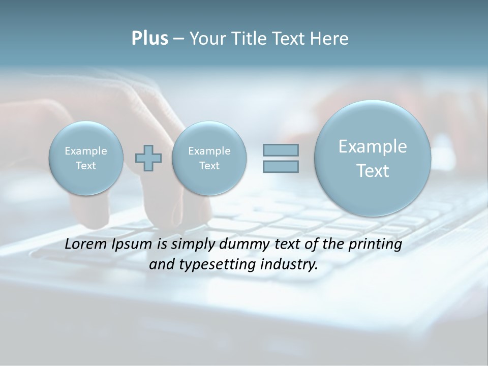 Electronics Peripherals Workplace PowerPoint Template