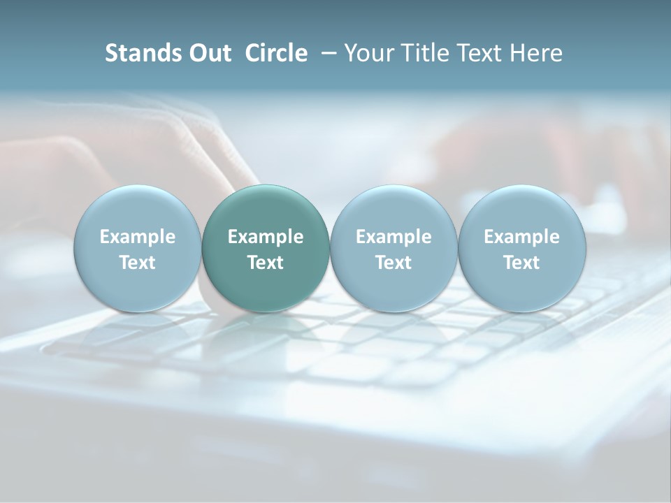 Electronics Peripherals Workplace PowerPoint Template