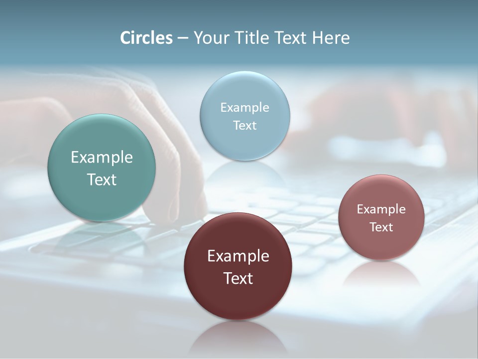 Electronics Peripherals Workplace PowerPoint Template