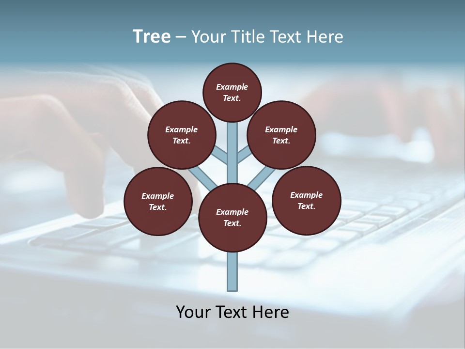 Electronics Peripherals Workplace PowerPoint Template