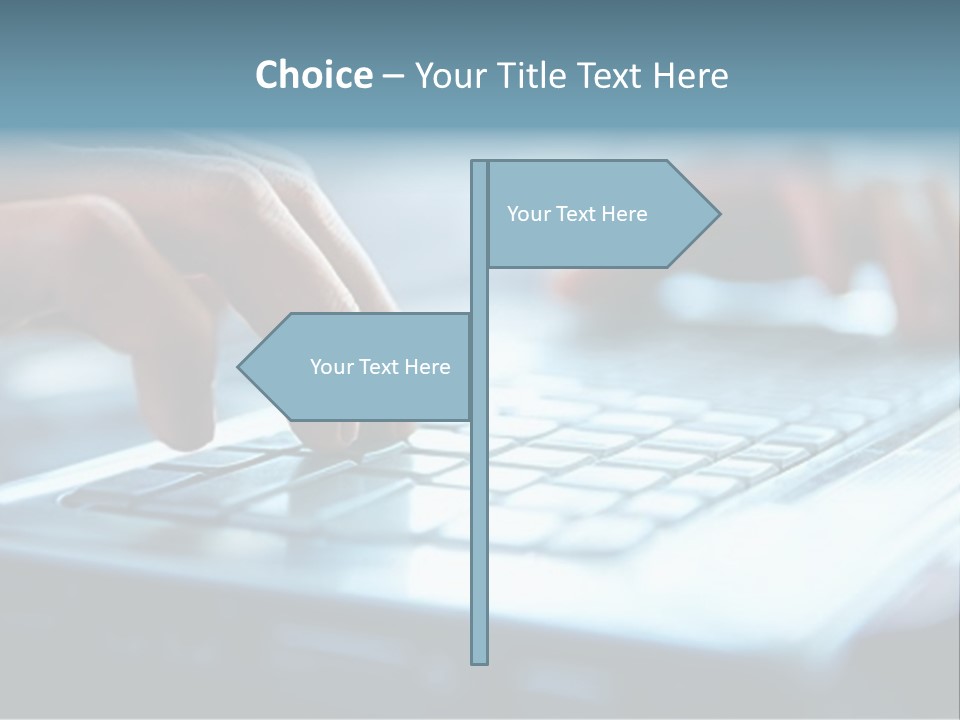 Electronics Peripherals Workplace PowerPoint Template