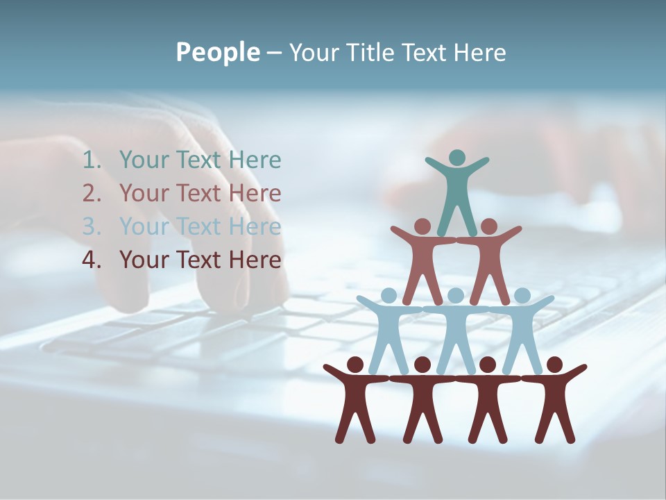 Electronics Peripherals Workplace PowerPoint Template