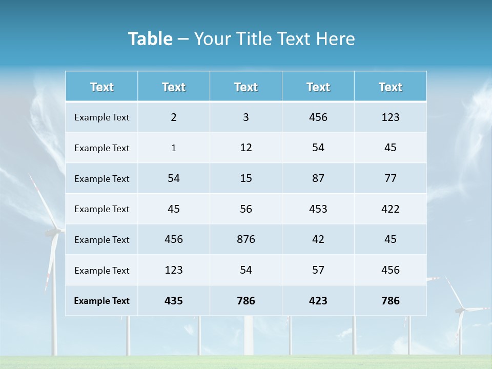 Resource Supply Conservation PowerPoint Template