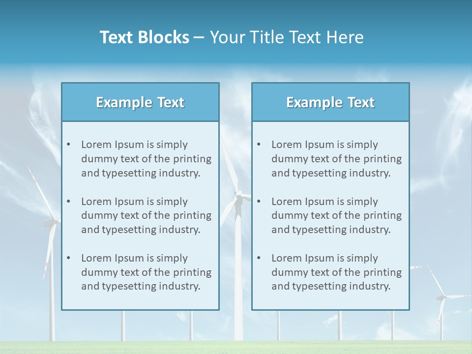 Resource Supply Conservation PowerPoint Template