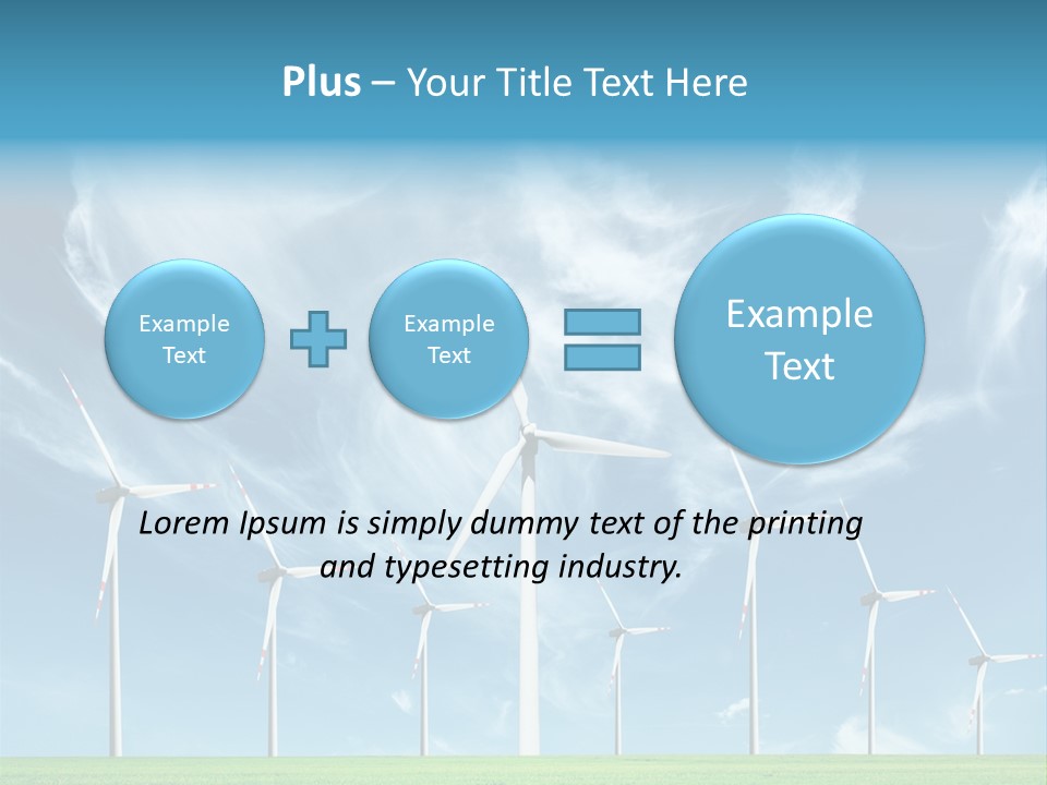 Resource Supply Conservation PowerPoint Template