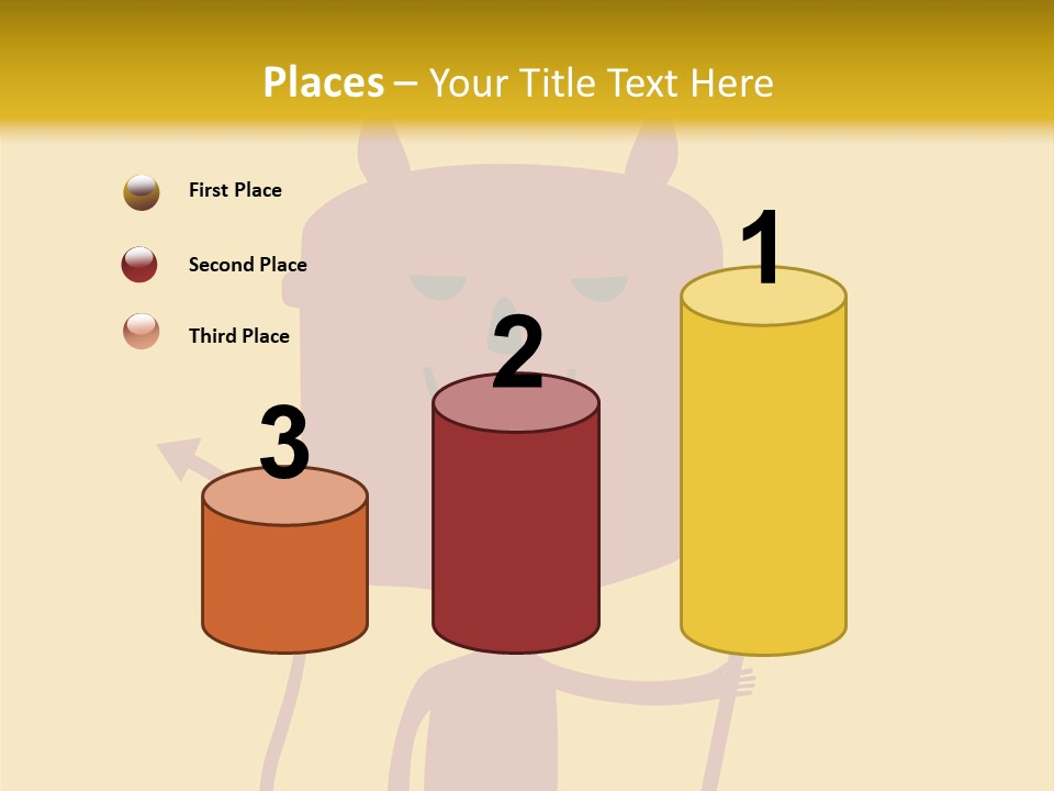 Illustration Luck Funny PowerPoint Template