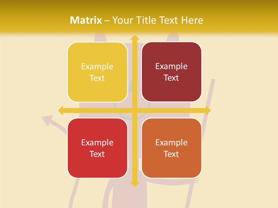 Illustration Luck Funny PowerPoint Template