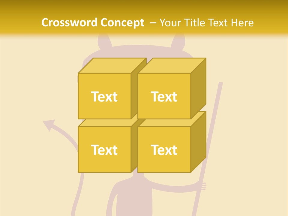 Illustration Luck Funny PowerPoint Template