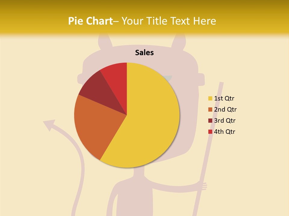 Illustration Luck Funny PowerPoint Template