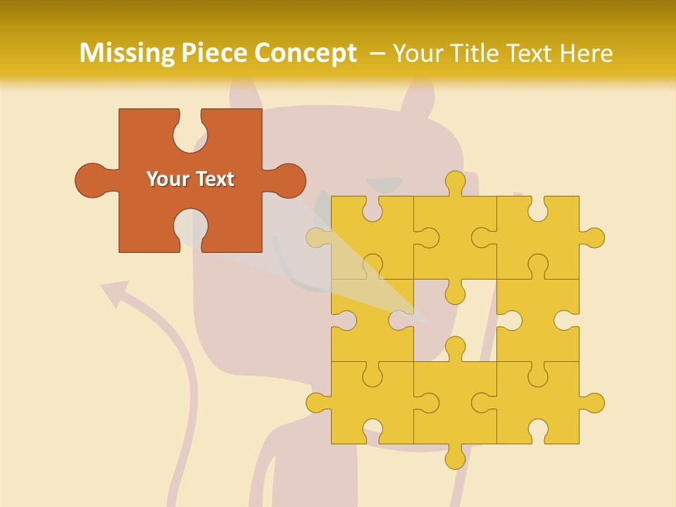 Illustration Luck Funny PowerPoint Template