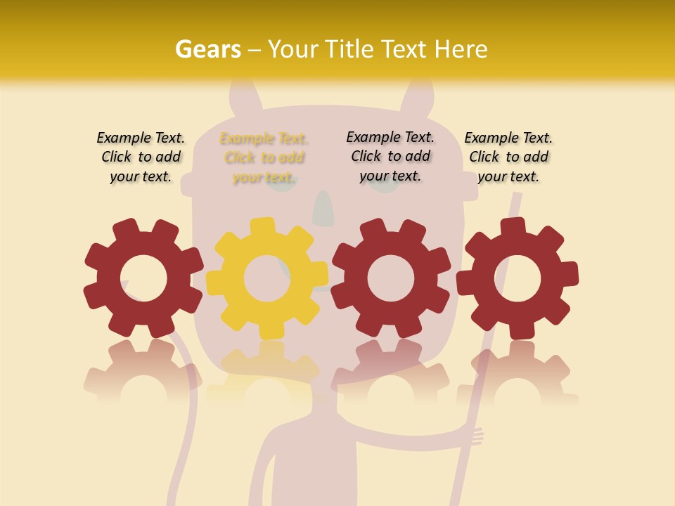 Illustration Luck Funny PowerPoint Template