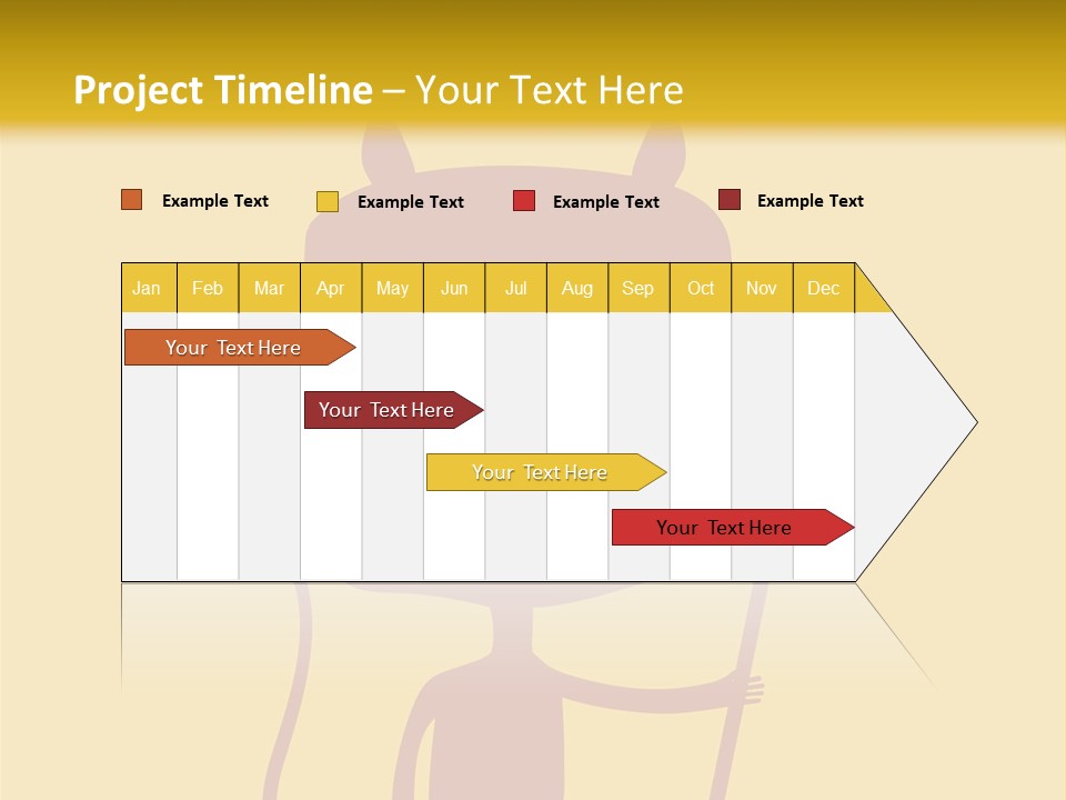 Illustration Luck Funny PowerPoint Template