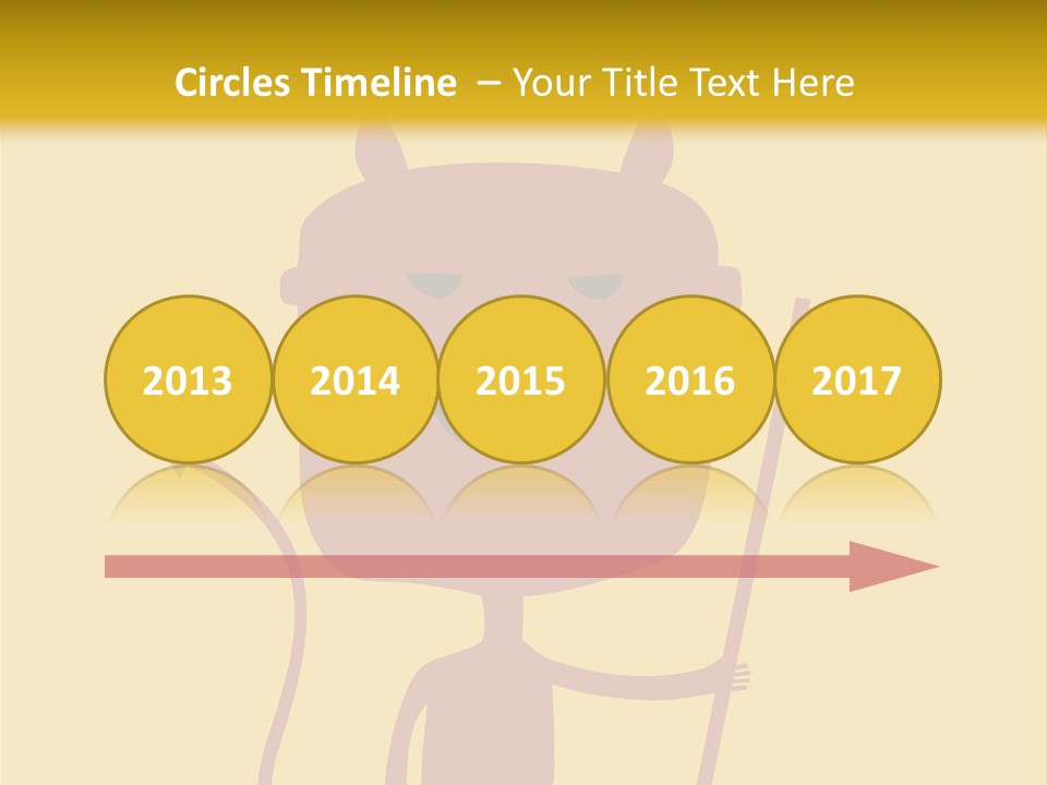 Illustration Luck Funny PowerPoint Template