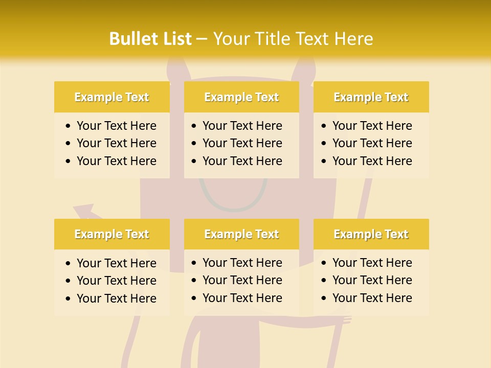 Illustration Luck Funny PowerPoint Template